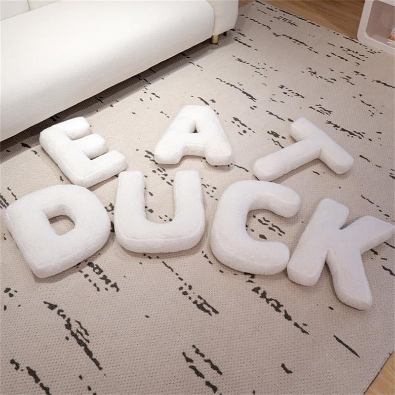 Shapeazy Letter Plush Pillow, Letter Hugging Throw Pillows, Decorative Initial Letter Shaped Throw Pillows for Bed Couch, Letter Pillows English Alphabet A to Z for Sofa Bedroom Living Room Decor (K) - Image 5